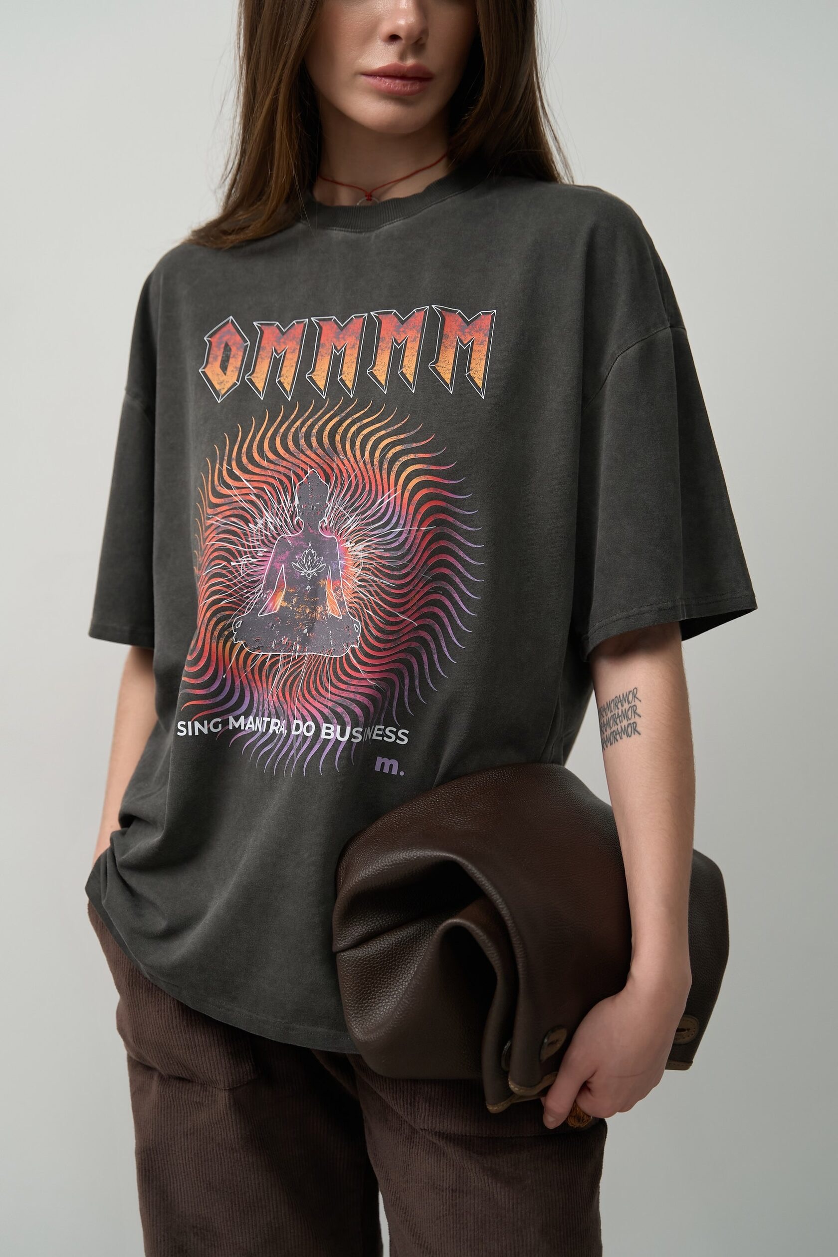 Футболка МАNTRA з вареної бавовни Графіт виварений, STD(Сандарт)