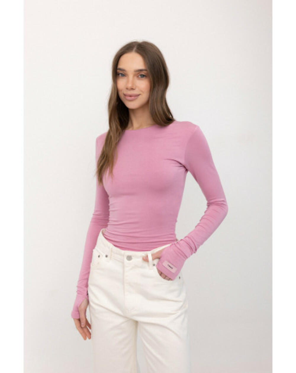 Лонгслів базовий подовжений 