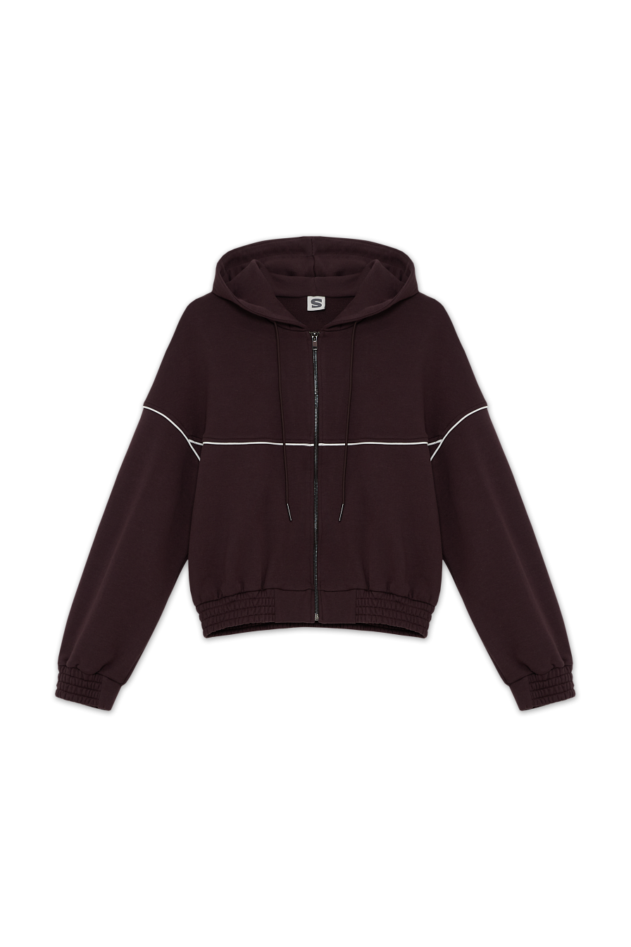 Худді-zip Доран Шоколадний, S