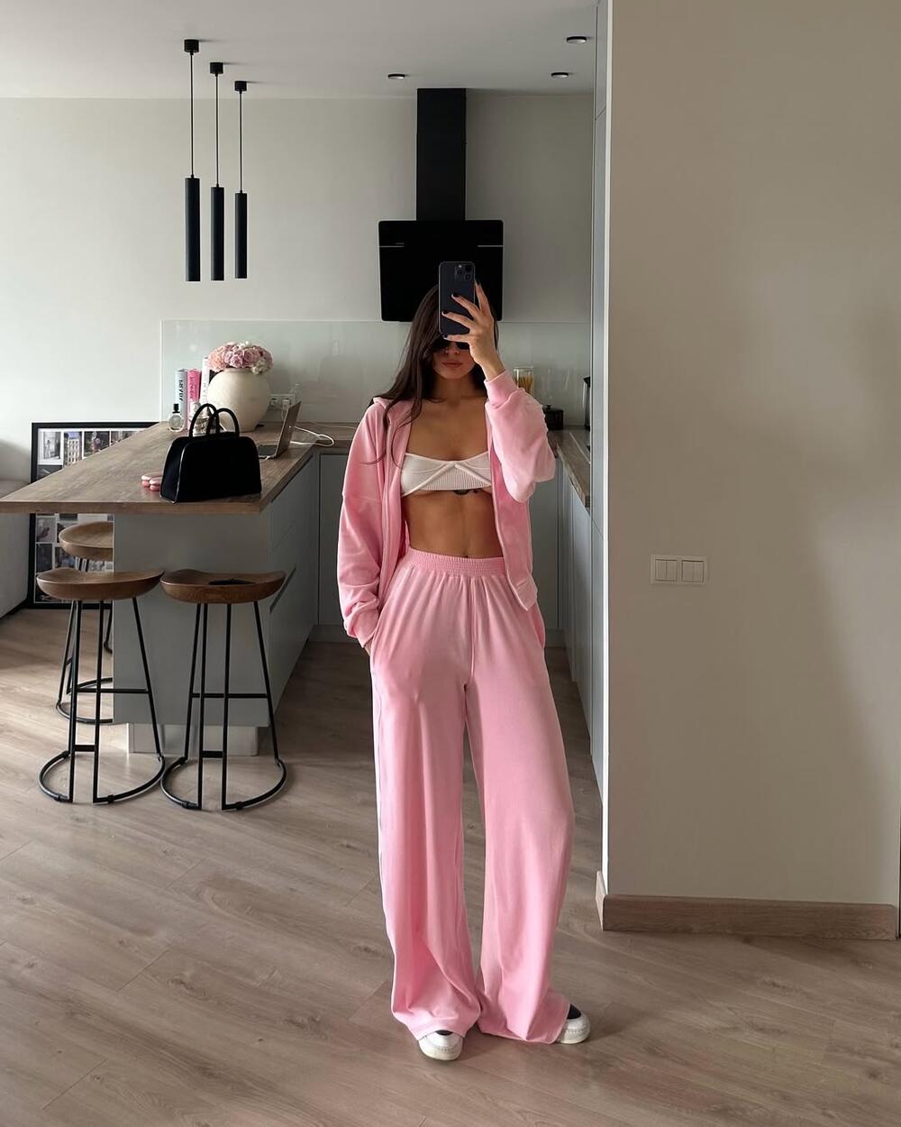 Спортивний костюм  MOA Св. Рожевий, M/L