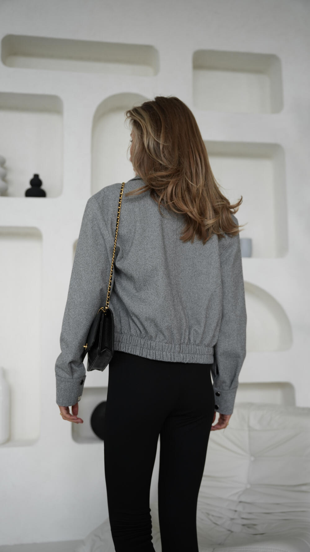 Бомбер BOMBEI Сірий, STD(Сандарт)