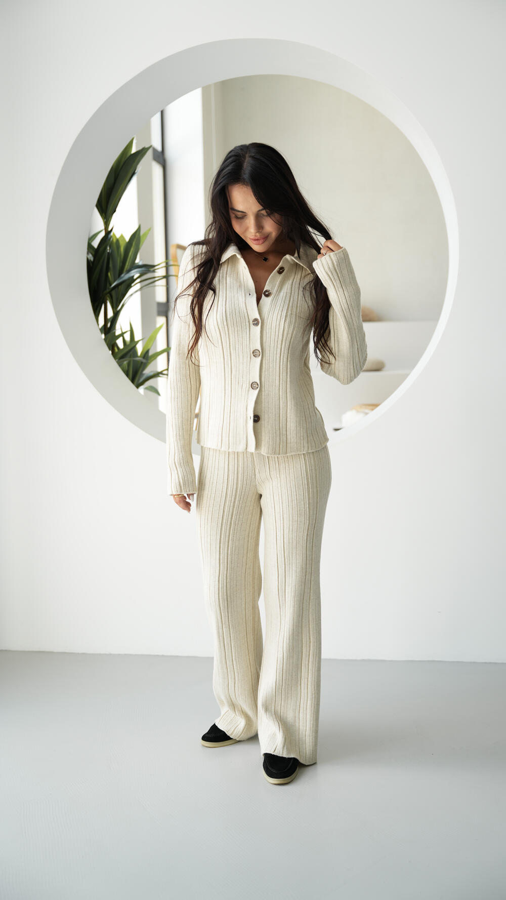 Костюм вязаний DRIFT Бежевий, STD(Сандарт)