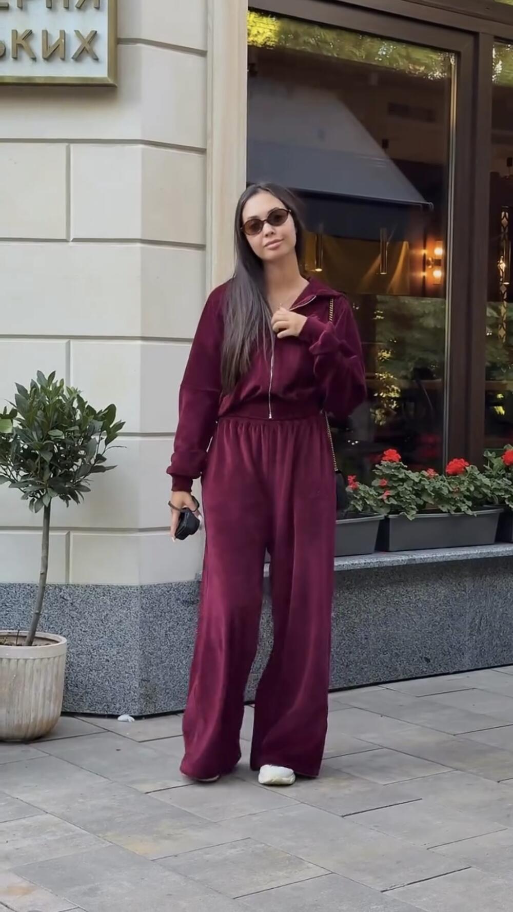 Спортивний костюм MOA Бургунді, XS/S