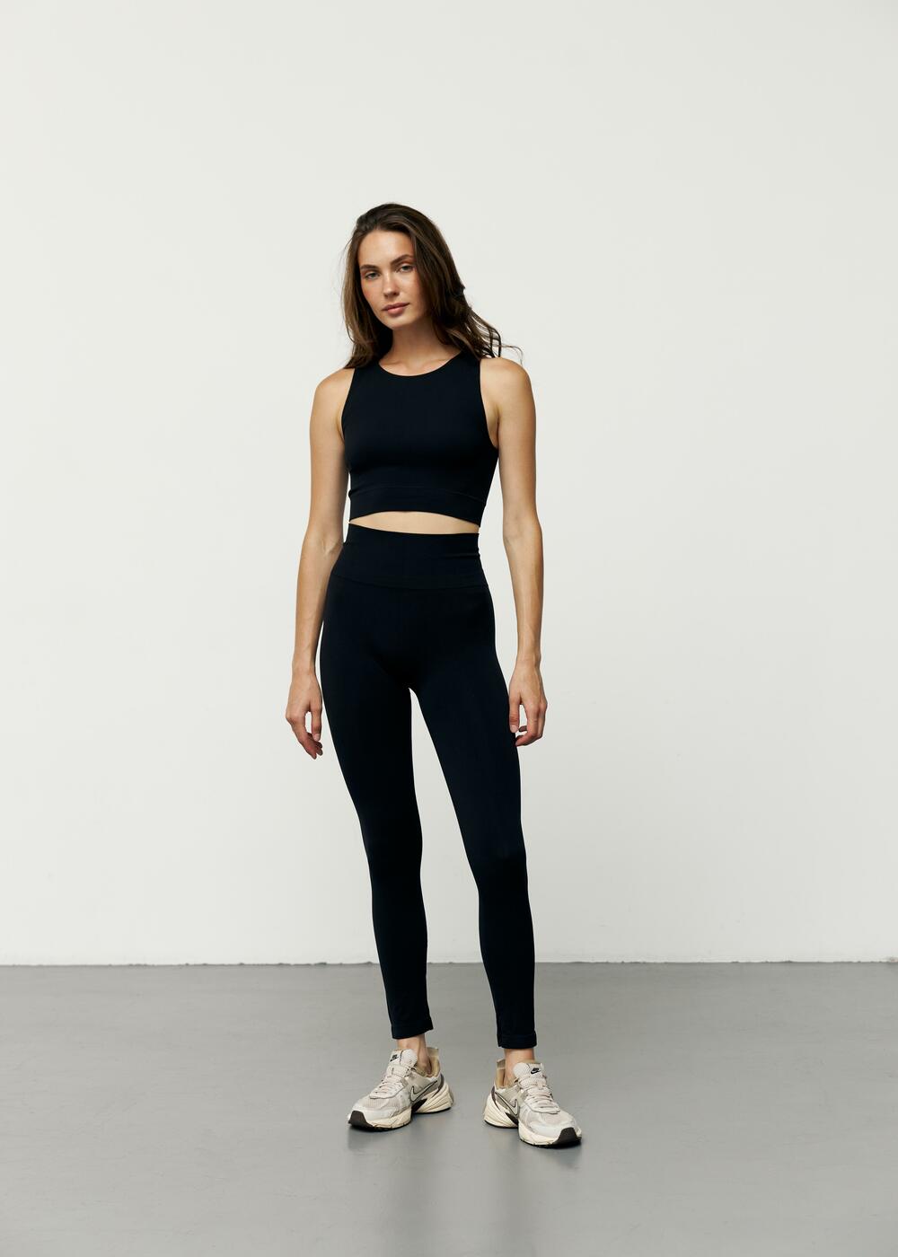 Лосини SPORT рубчик made in Italy Чорний, M/L