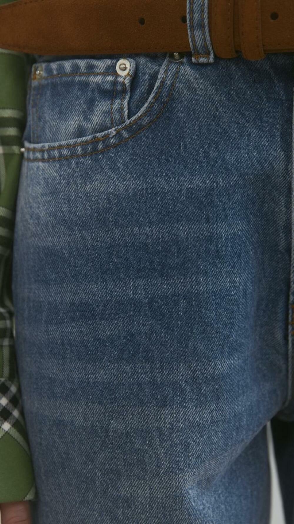 Джинси МОМ 2494 Сельві Синій денім, 42