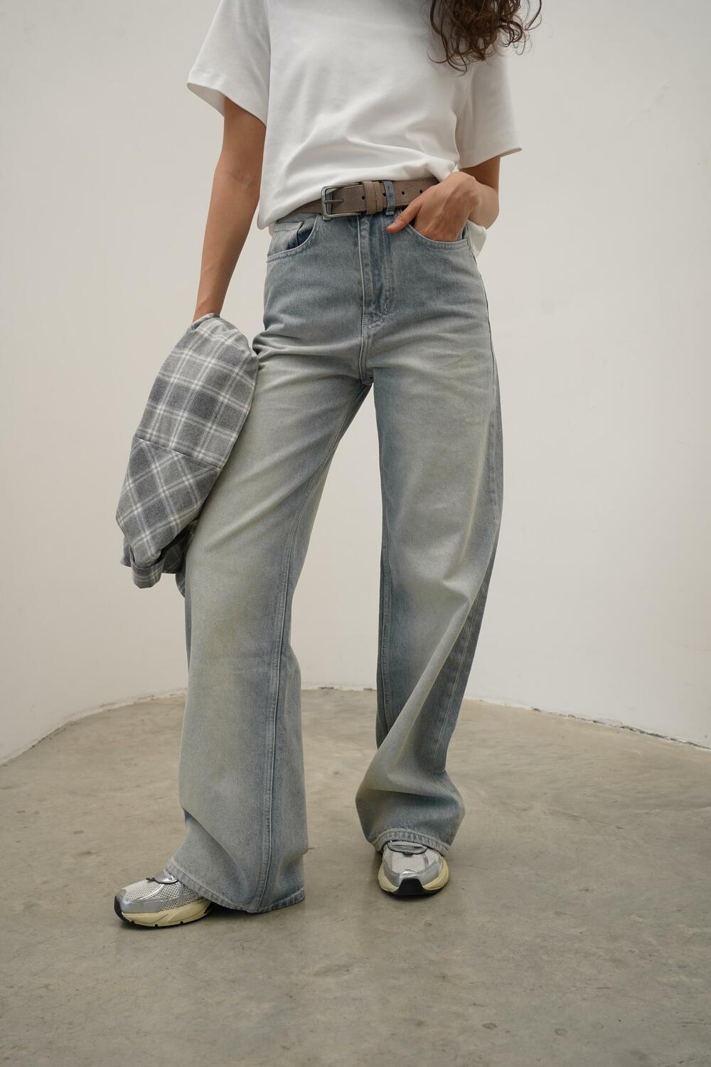 Джинси ПРЯМОГО КРОЮ RH-24-0191 Блакитний DENIM, 38