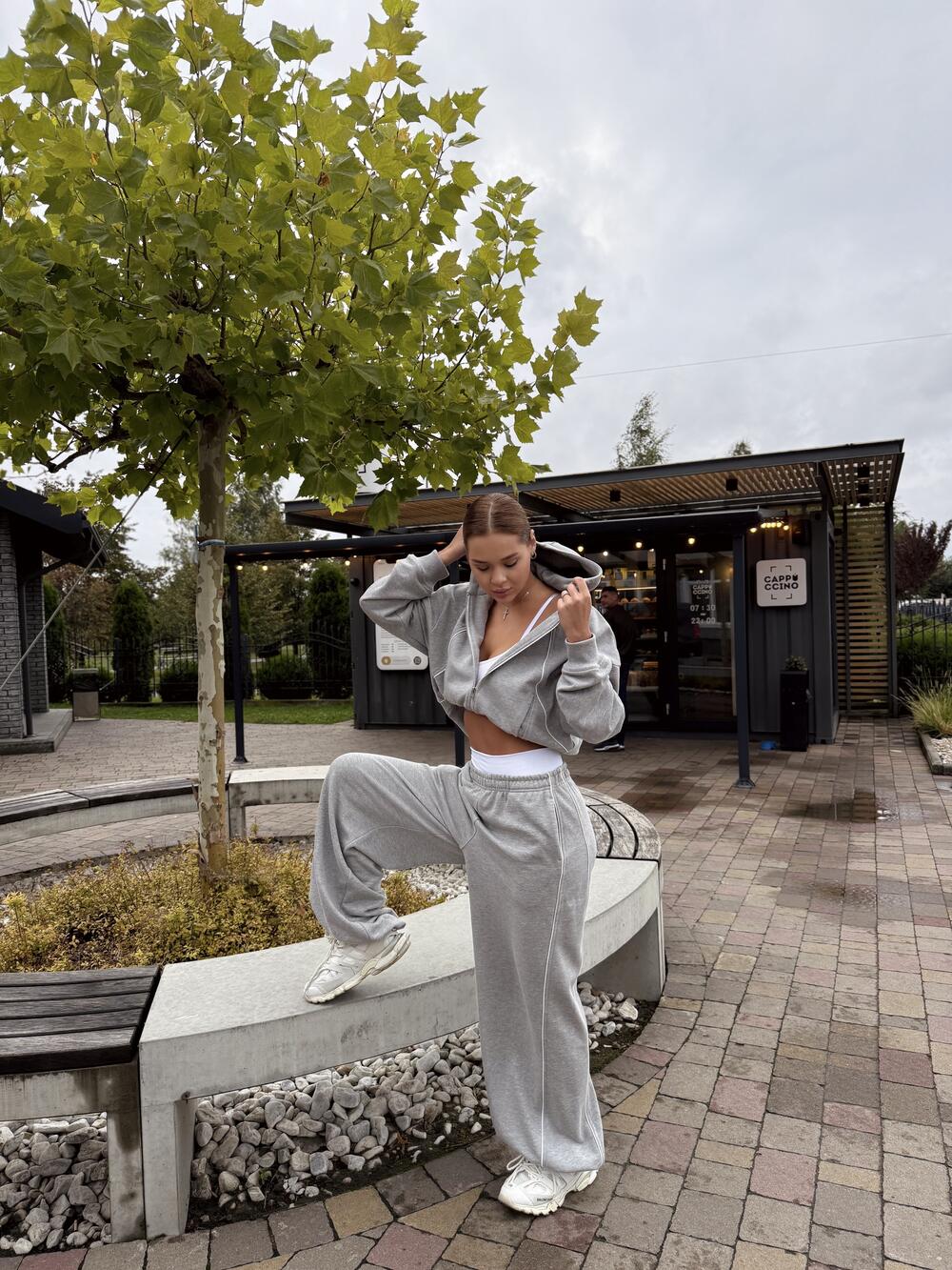 Костюм ШАРДОНЕ Сірий меланж, S