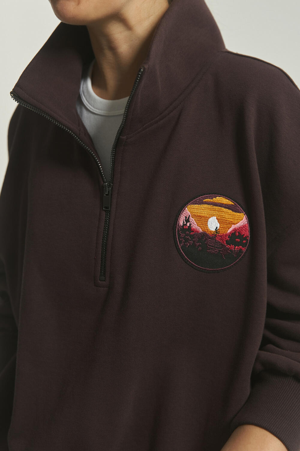 Світшот АЛЬПІС Шоколадний, M