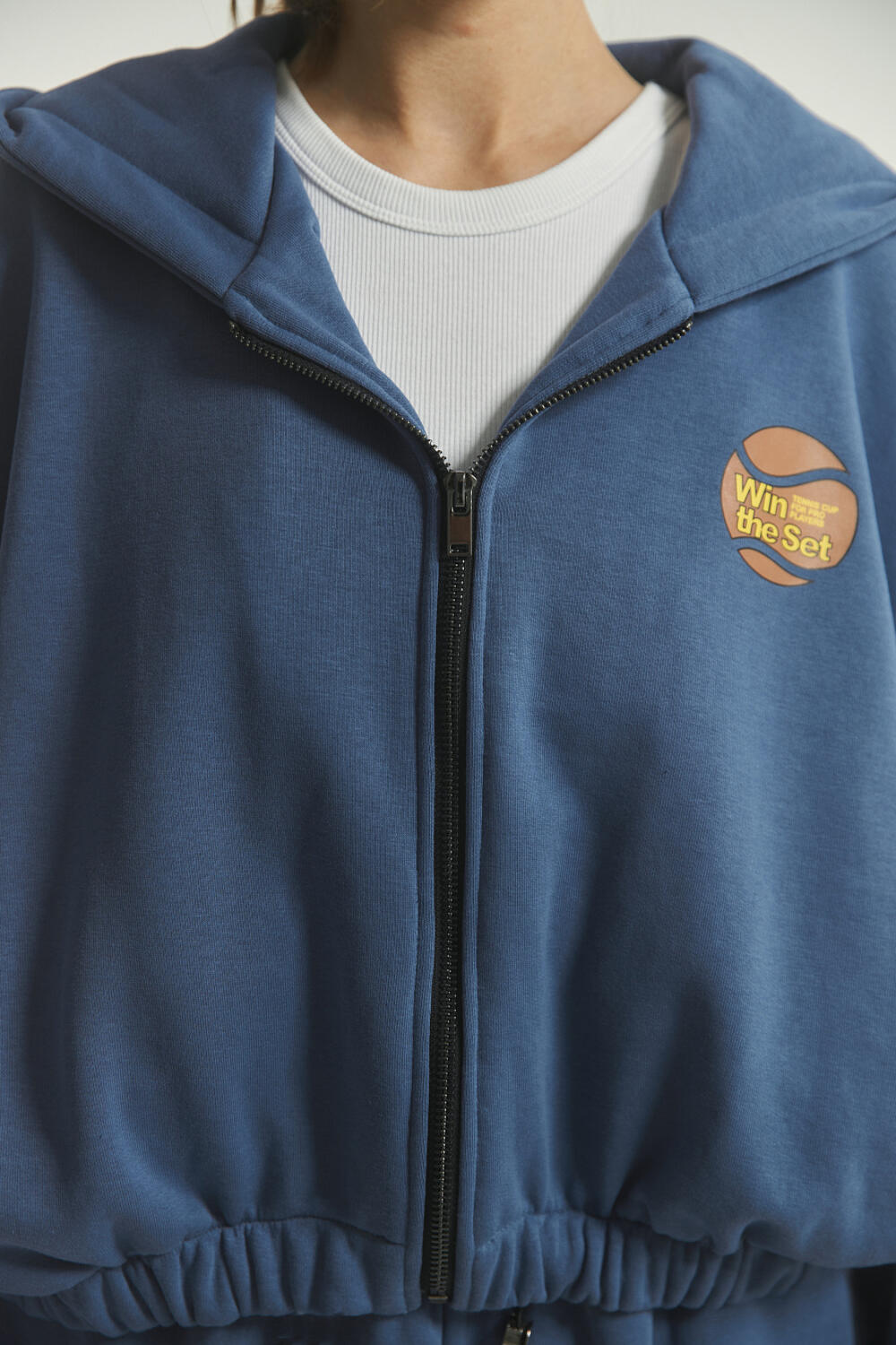 Костюм МАДОНІ (zip-худі+джогери) Синій, XS/S