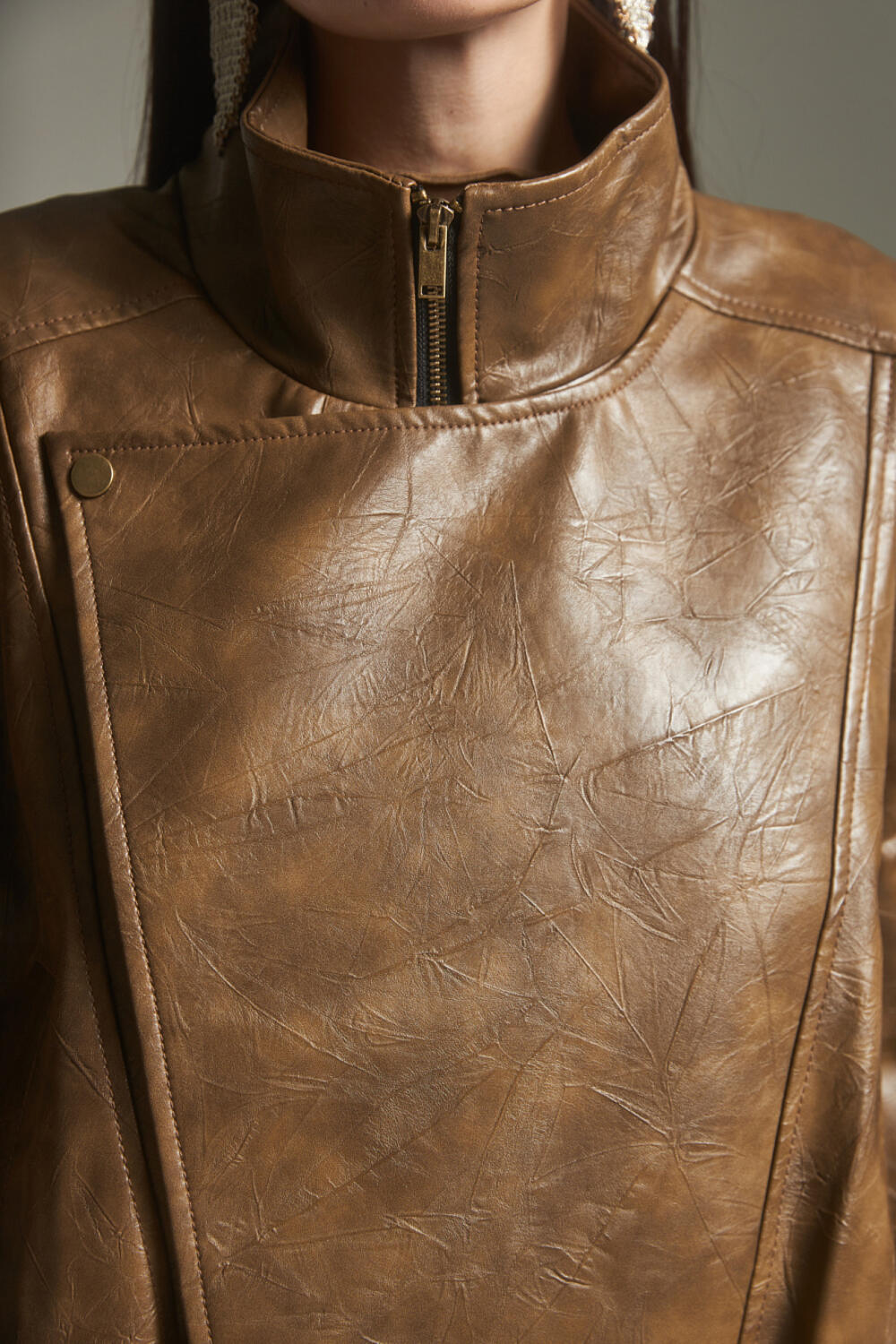 Бомбер ЕШАЛІН Коричнево-оливковий, XS/S