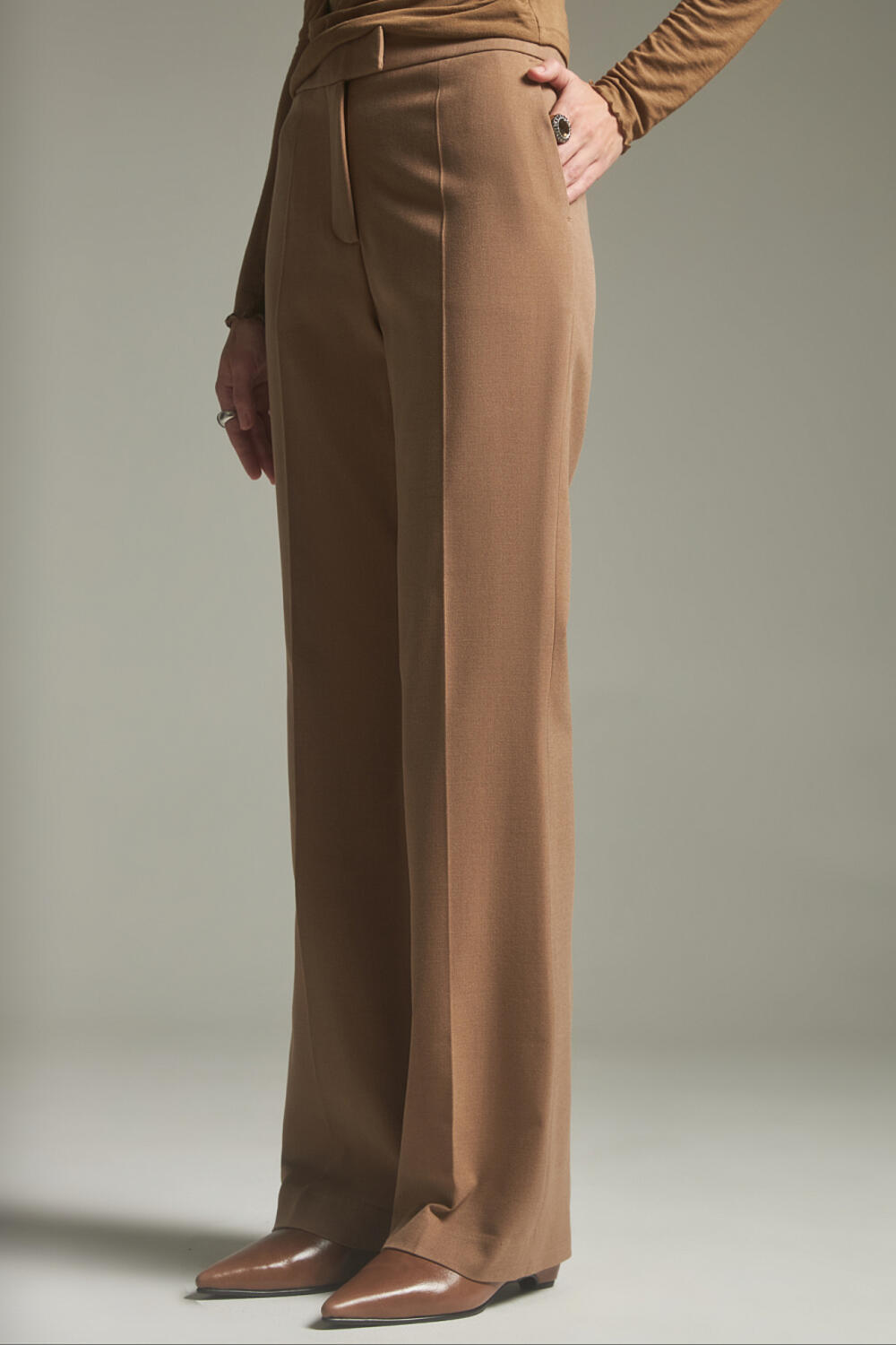 Брюки АВІРІЯ Коричневий, M