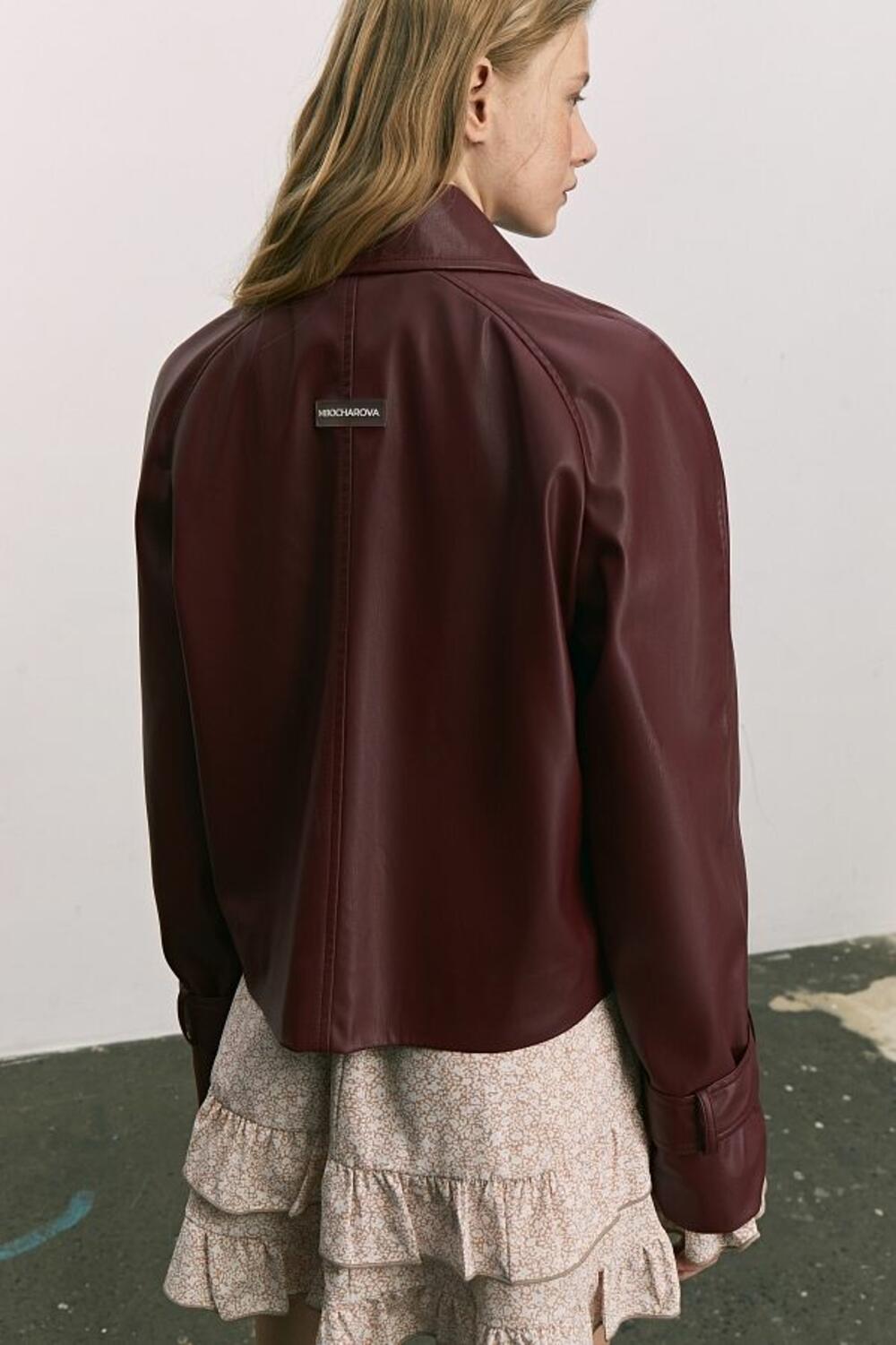 Тренч BOCHAROVA Бургунді, XS/S