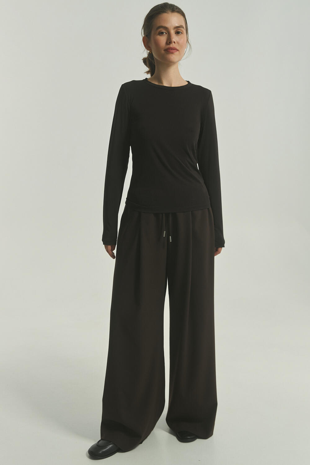 Брюки БРЕНДІ Шоколадний, S