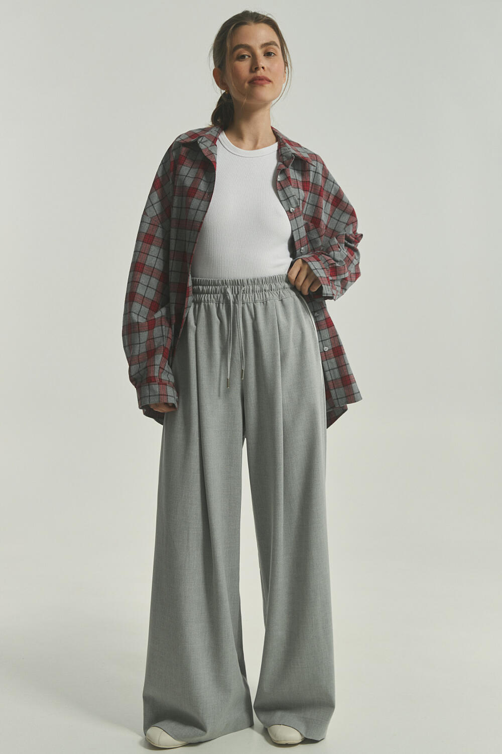 Брюки БРЕНДІ Сірий, ХS