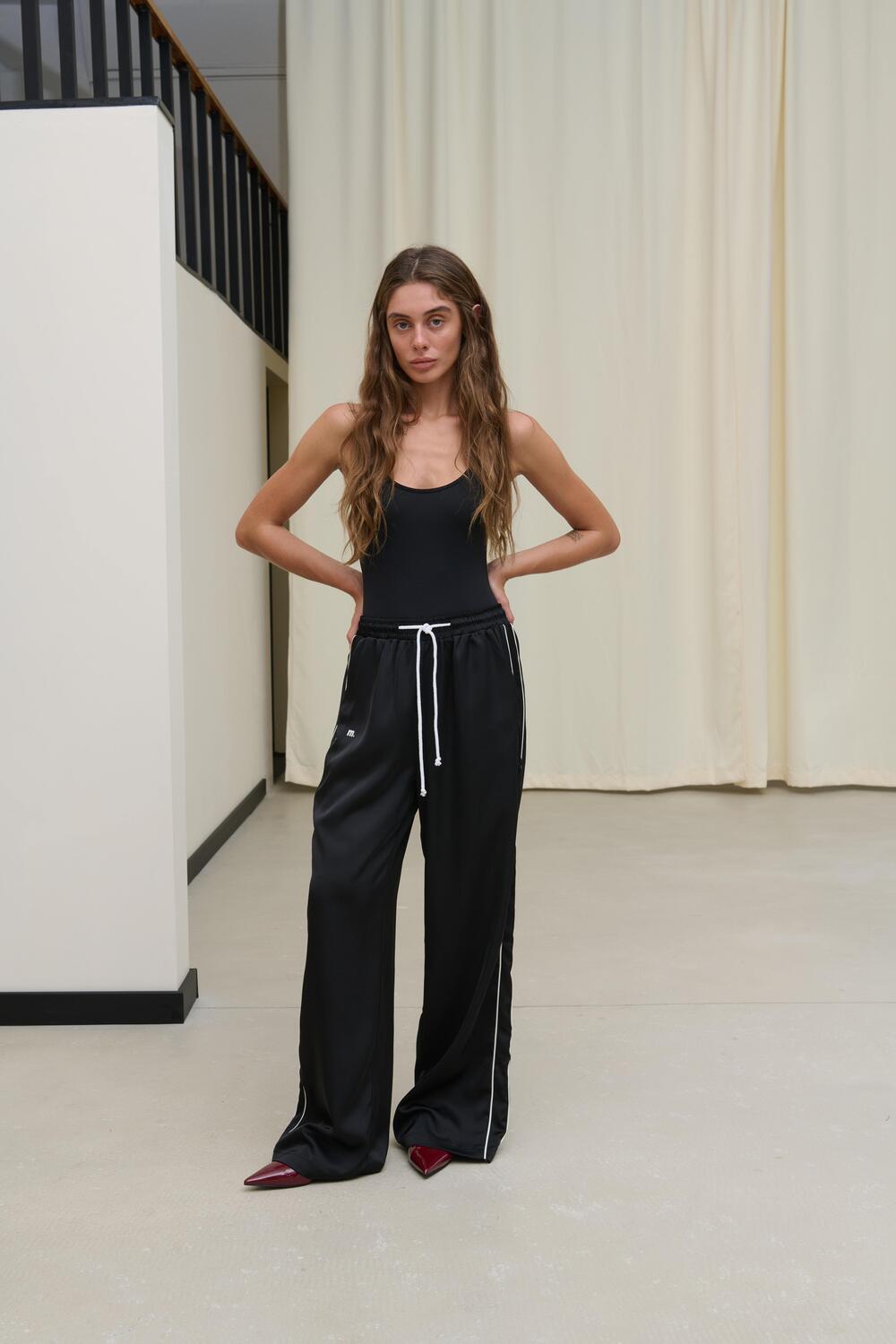 Штани з натурального сатину Catwalk 