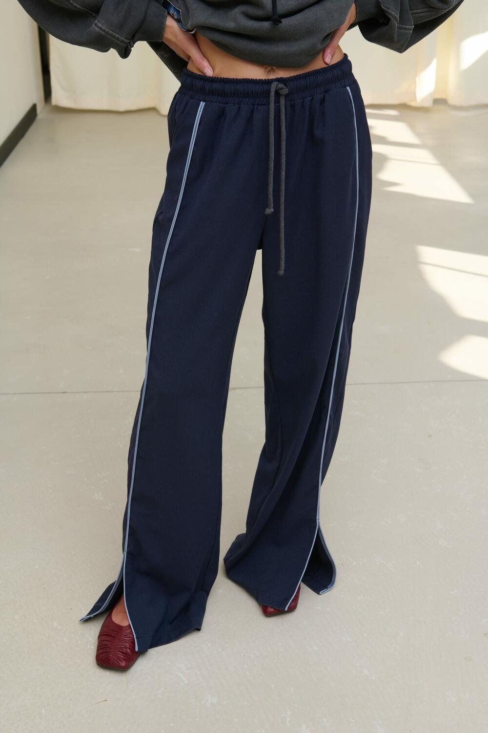 Штани бавовняні з кантами Icon 