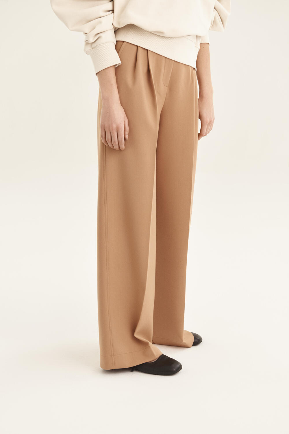 Брюки БЕАТРІС (тепла тканина) Кемел, L