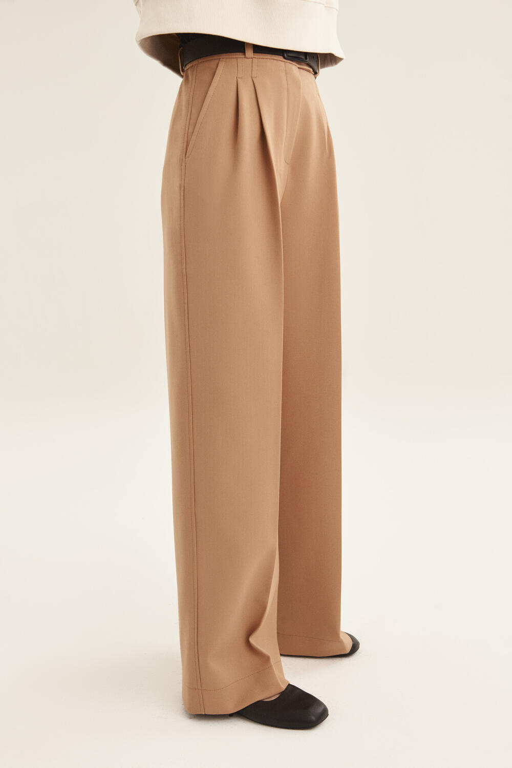 Брюки БЕАТРІС (тепла тканина) Кемел, L