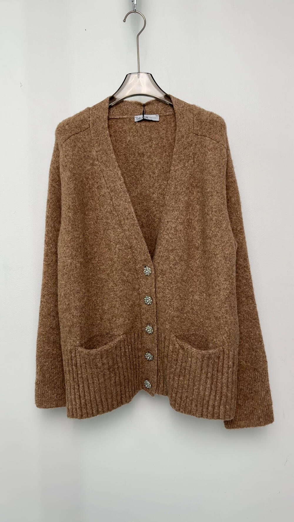 Кардиган 60269 Бежевий, STD(Сандарт)