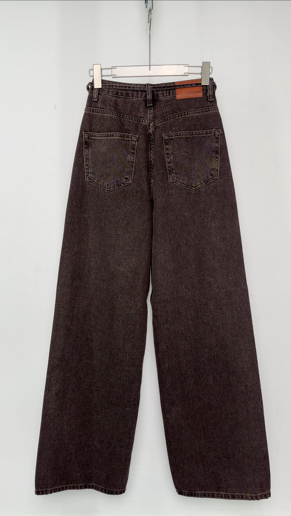 Джинси 2012-1532 WIDE LEG Шоколадний, 40