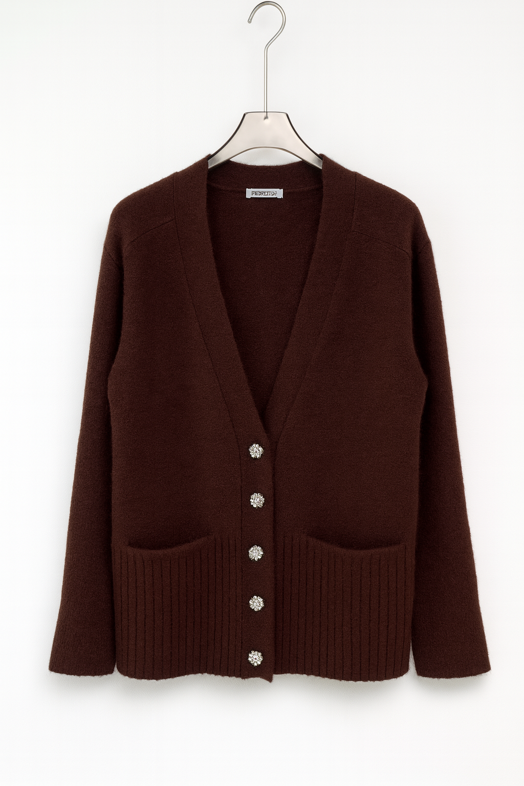 Кардиган 60269 Чорний, STD(Сандарт)