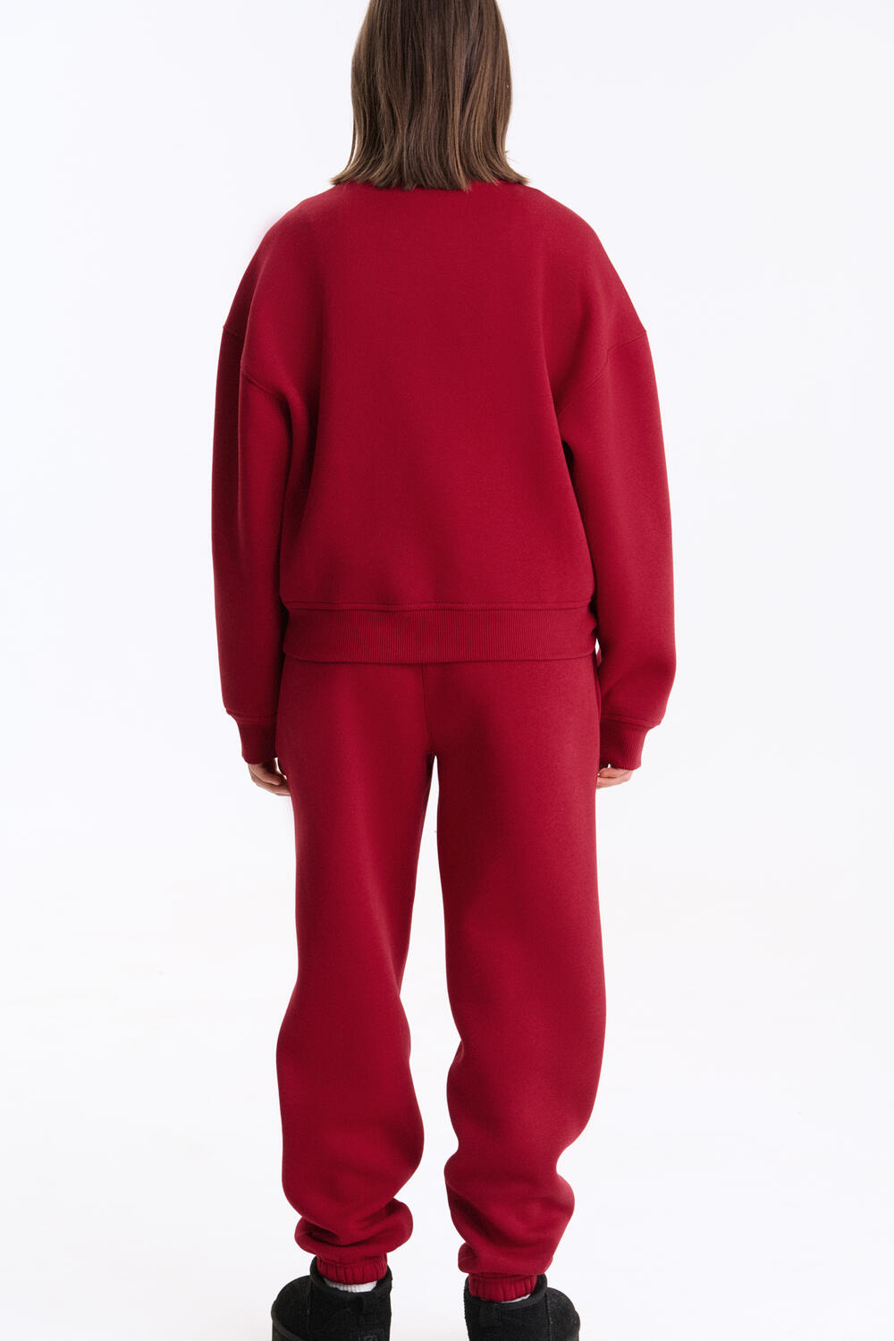 Костюм Стиль + Флорида (фліс) Бордовий, M