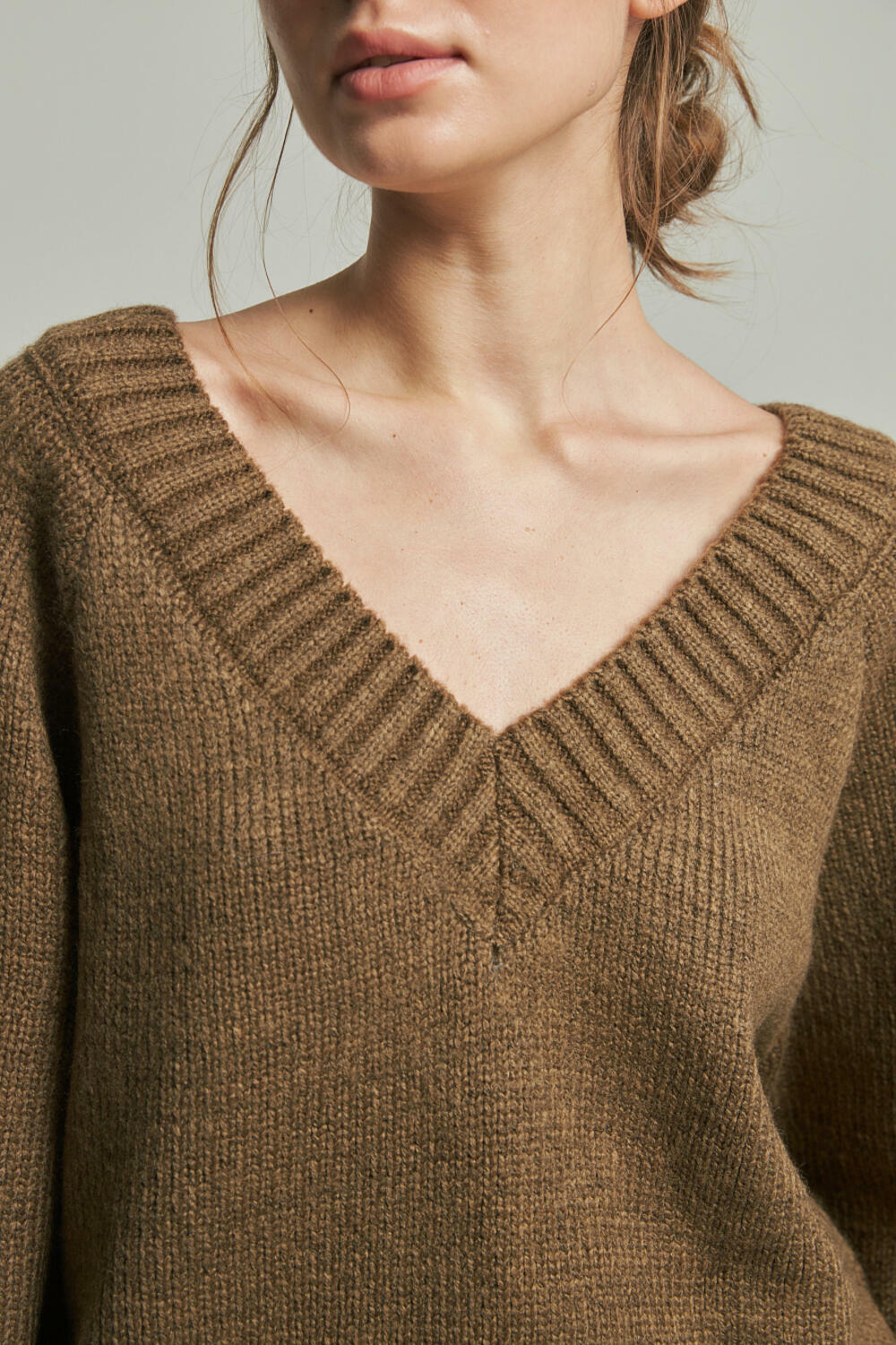 Джемпер АЛЬТЕРО Шоколадний, M/L