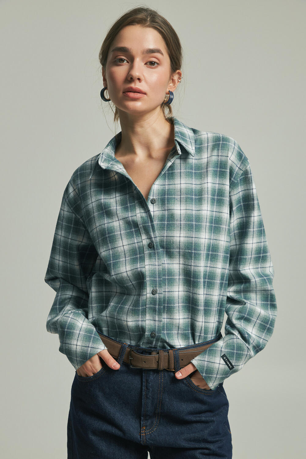 Сорочка ВЕРМЕЙ Зелений, ХS