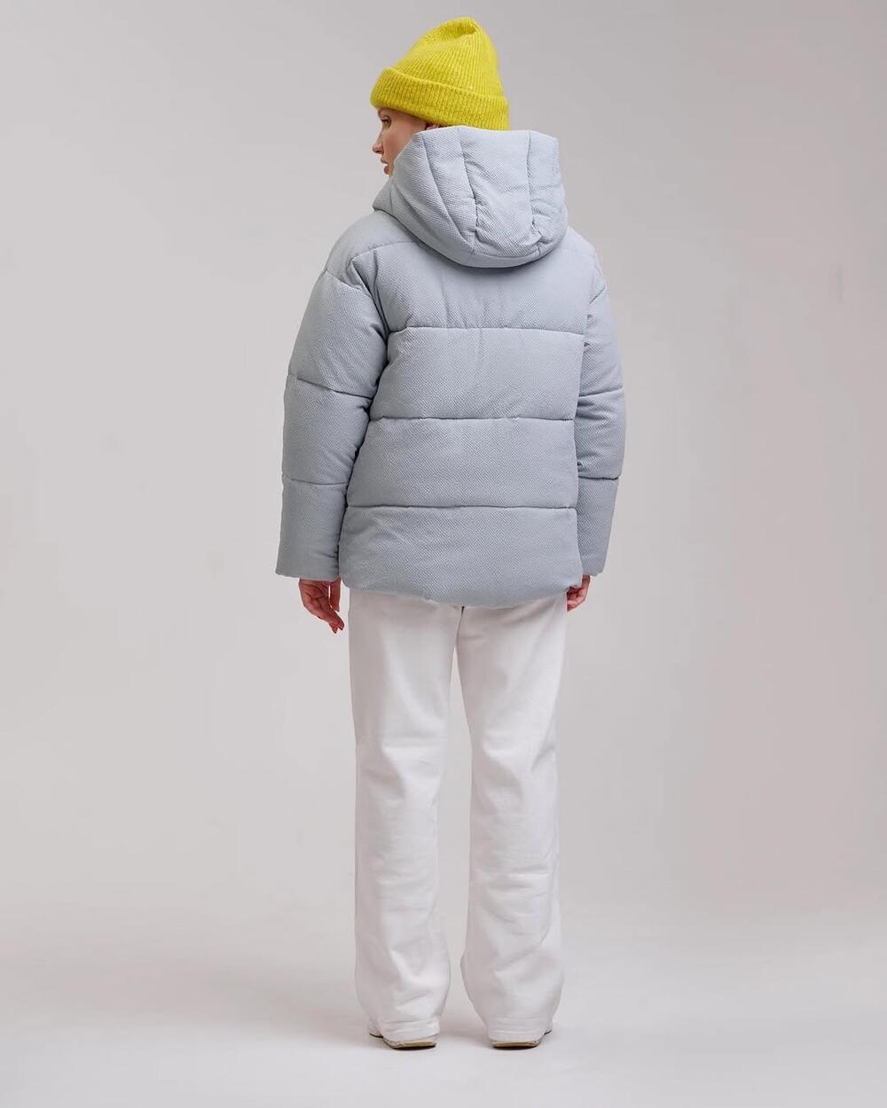 Куртка-пуфер (фактурна) Мятний, S