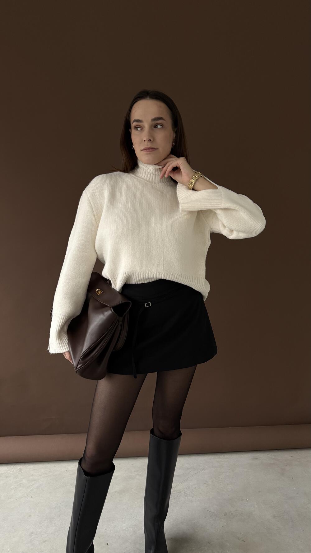 Светр  ЕK-231111 Молочний, STD(Сандарт)