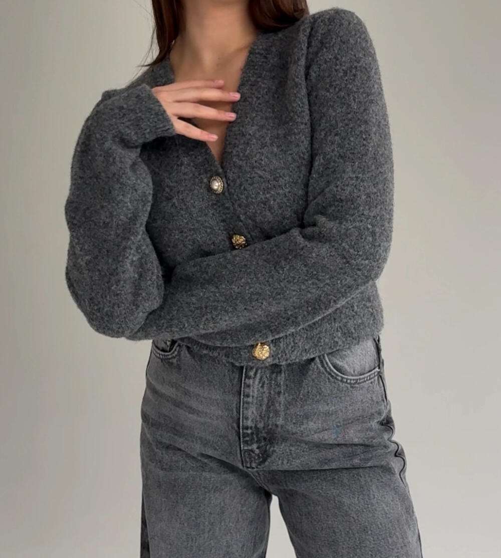 Кардиган 60273 ( укорочений) 