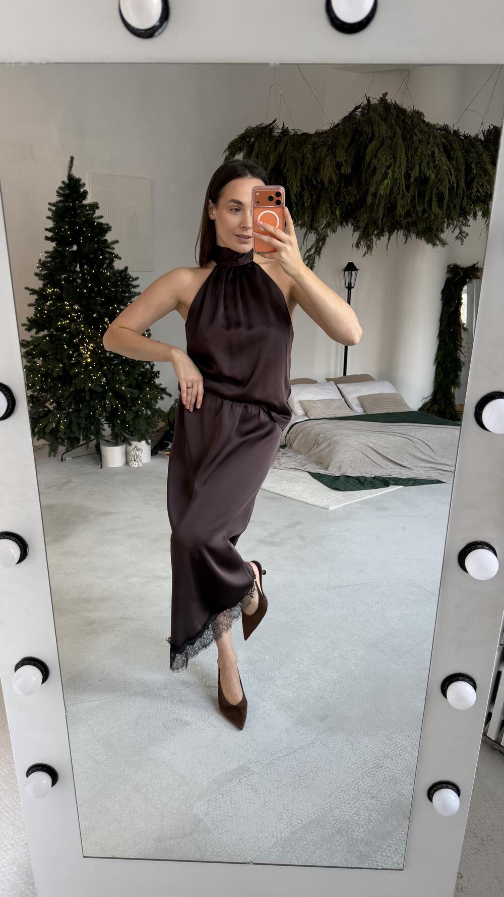 Спідниця АРАБЕЛЛА Шоколадний, S