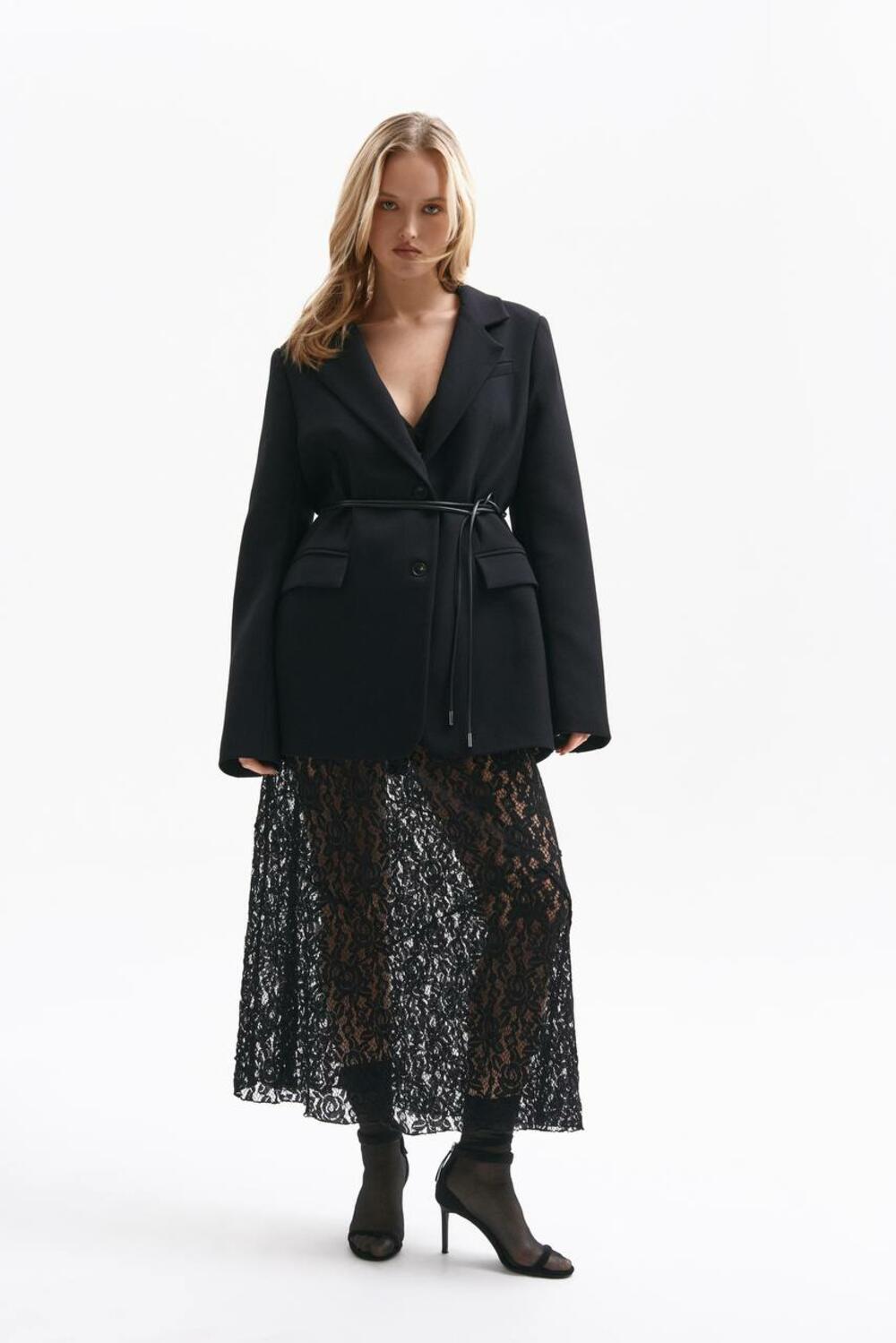 Спідниця МЕРЕЖИВО( крій трапеція) 