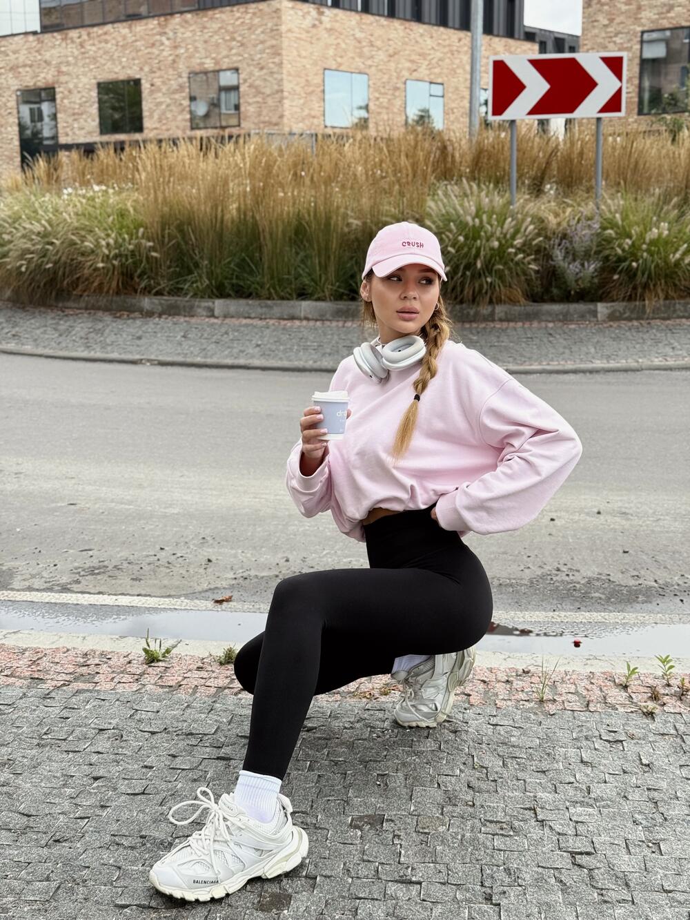 Лосини SPORT з пуш-ап ефектом Чорний, M/L