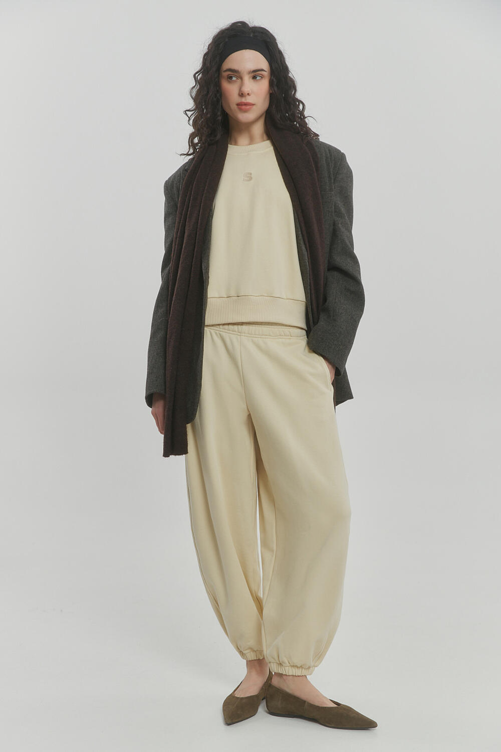 Спортивний костюм Марітан Вершкове масло, XS/S