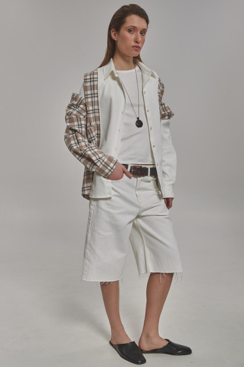 Сорочка Венель Бежево-молочна, M/L