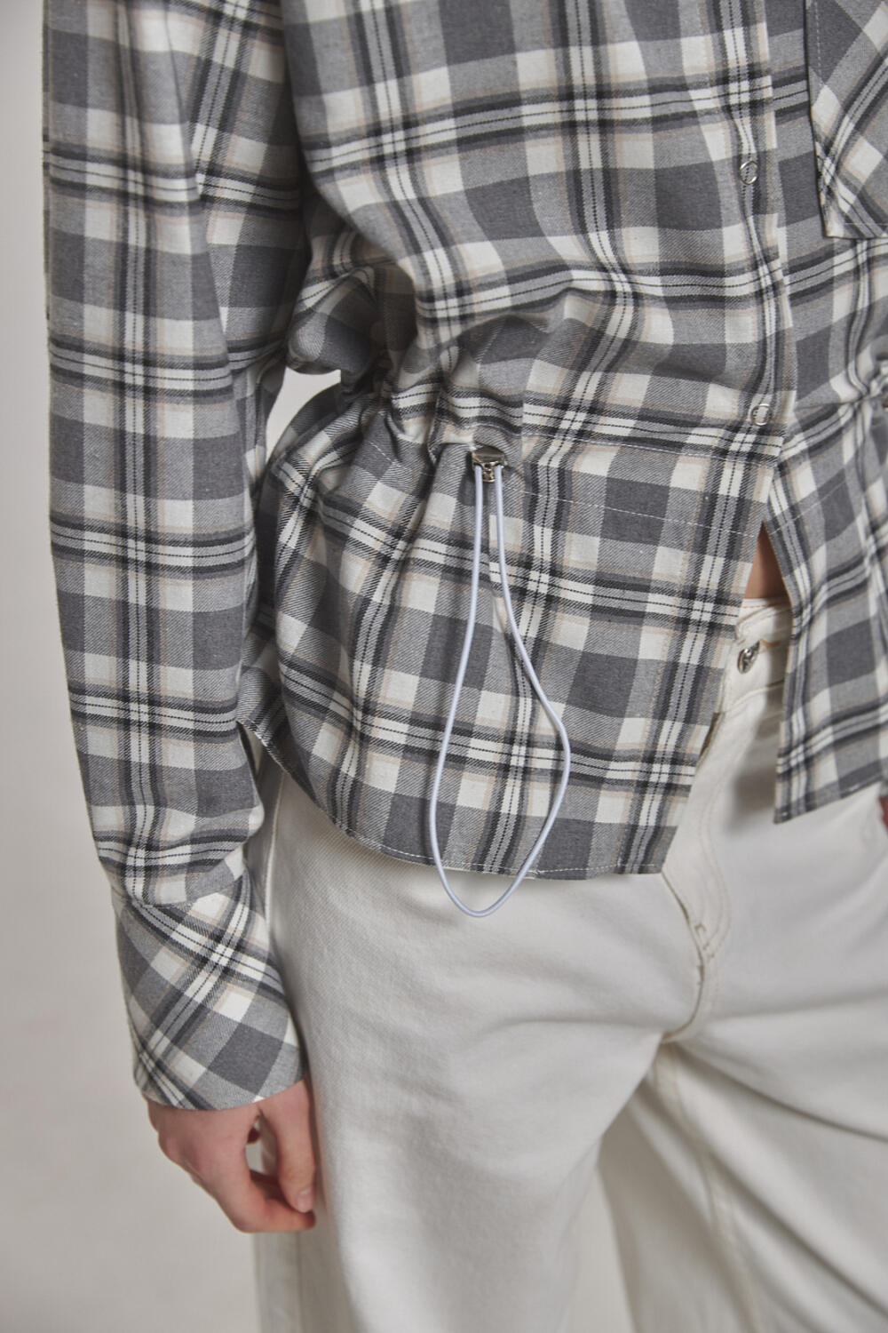 Сорочка Енбер сіро-молочний, ХS