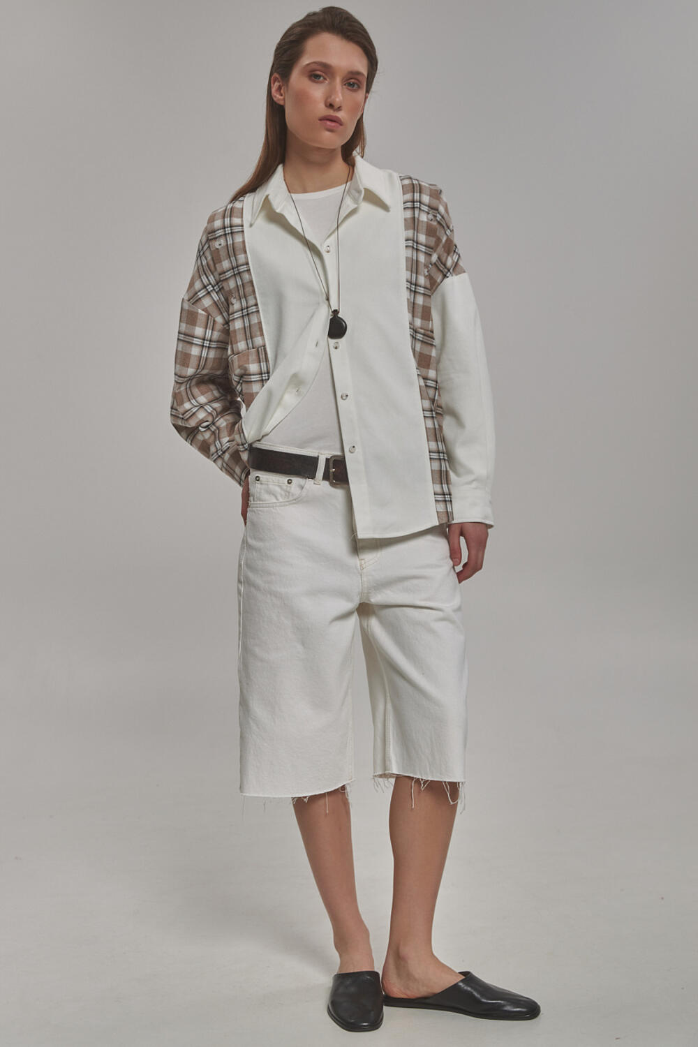 Сорочка Венель Бежево-молочна, M/L