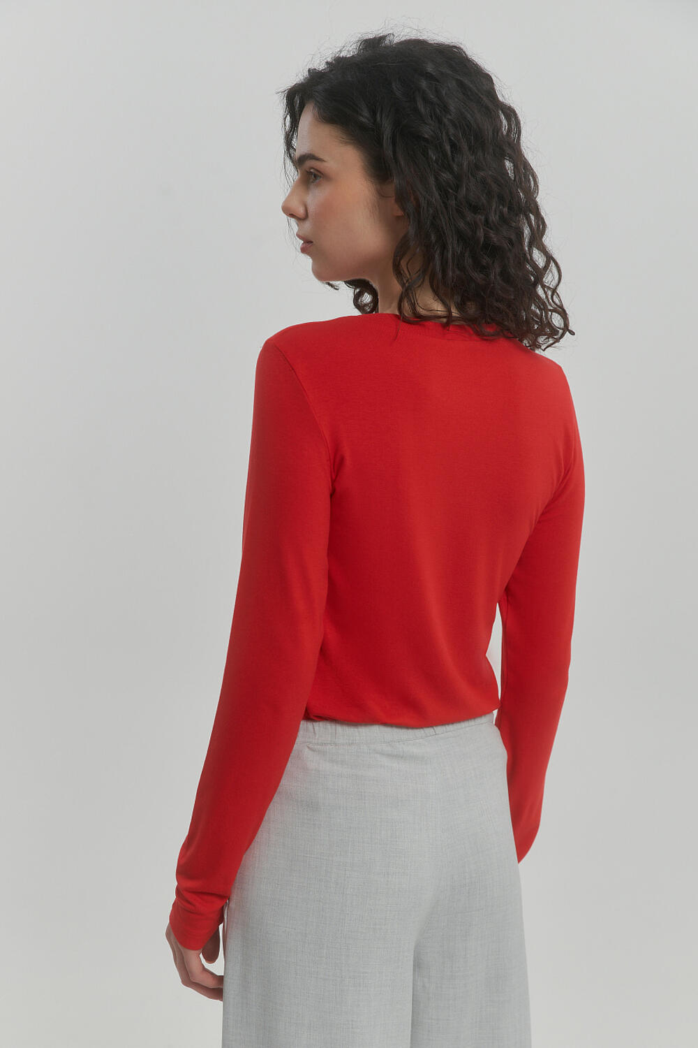 Лонгслів  Морісет Червоний, M