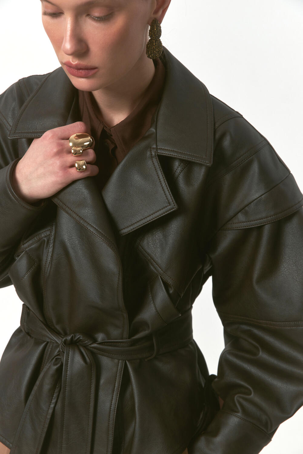 Куртка Ішура 2 чорно-коричнева, M