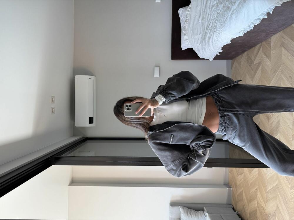 Кофта Carbon варений графіт, one size