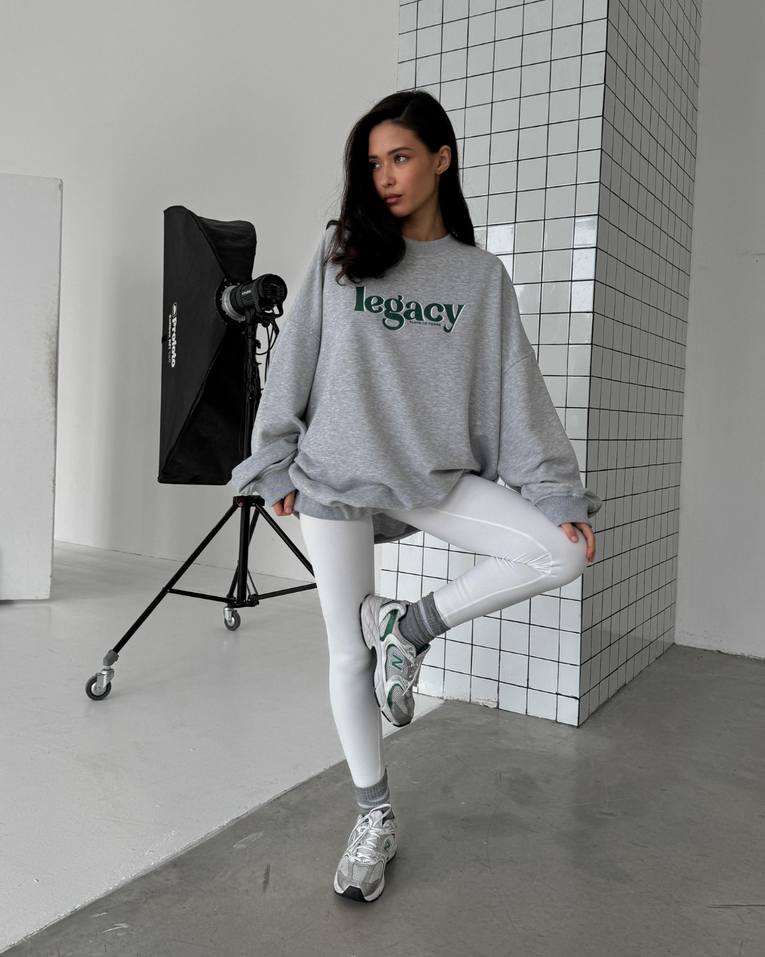 Світшот COZY Сірий меланж, one size