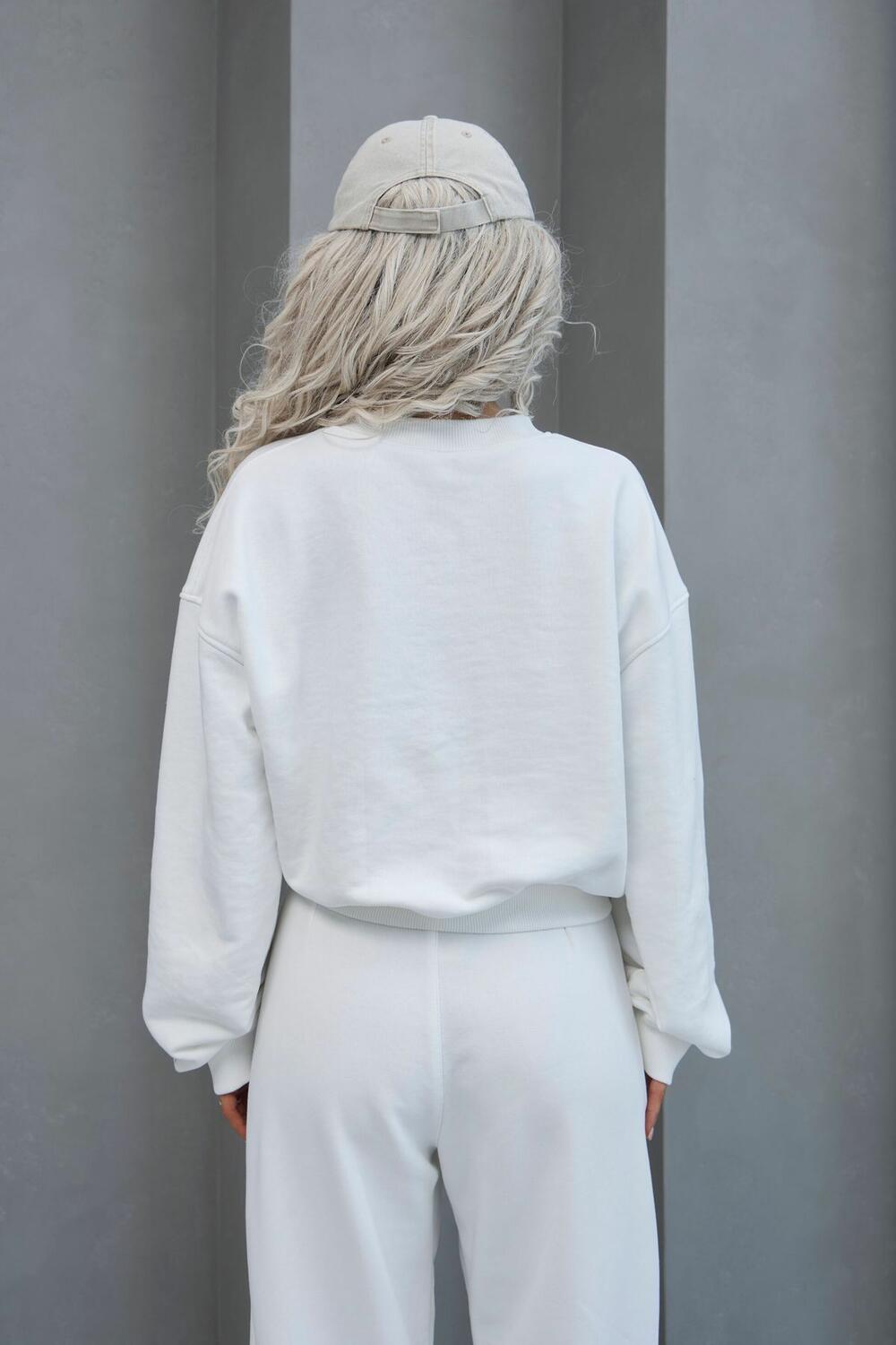 Світшот BEVERLY "I look great on Instagram" Білий, one size