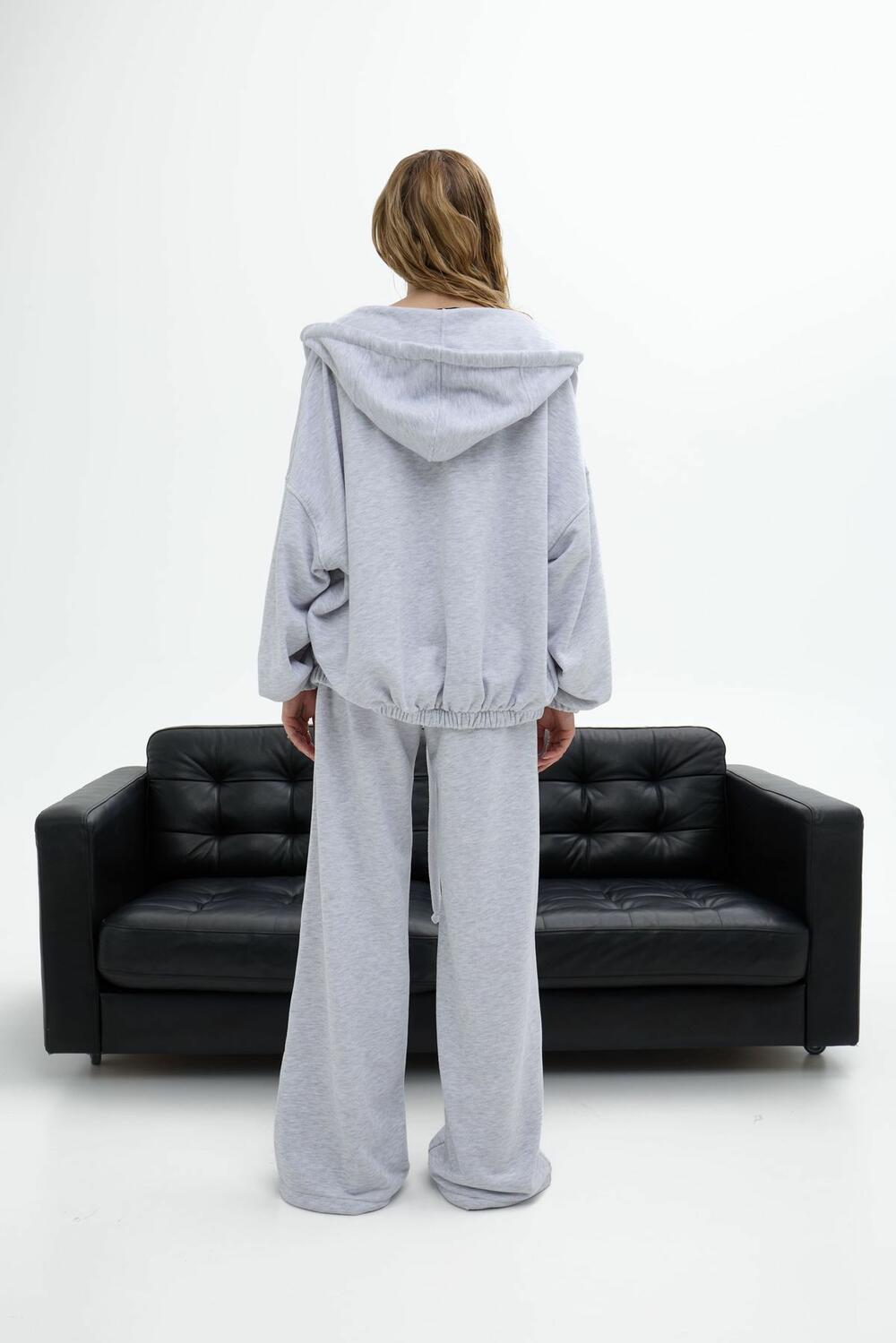 Кофта Tape Сірий меланж, one size