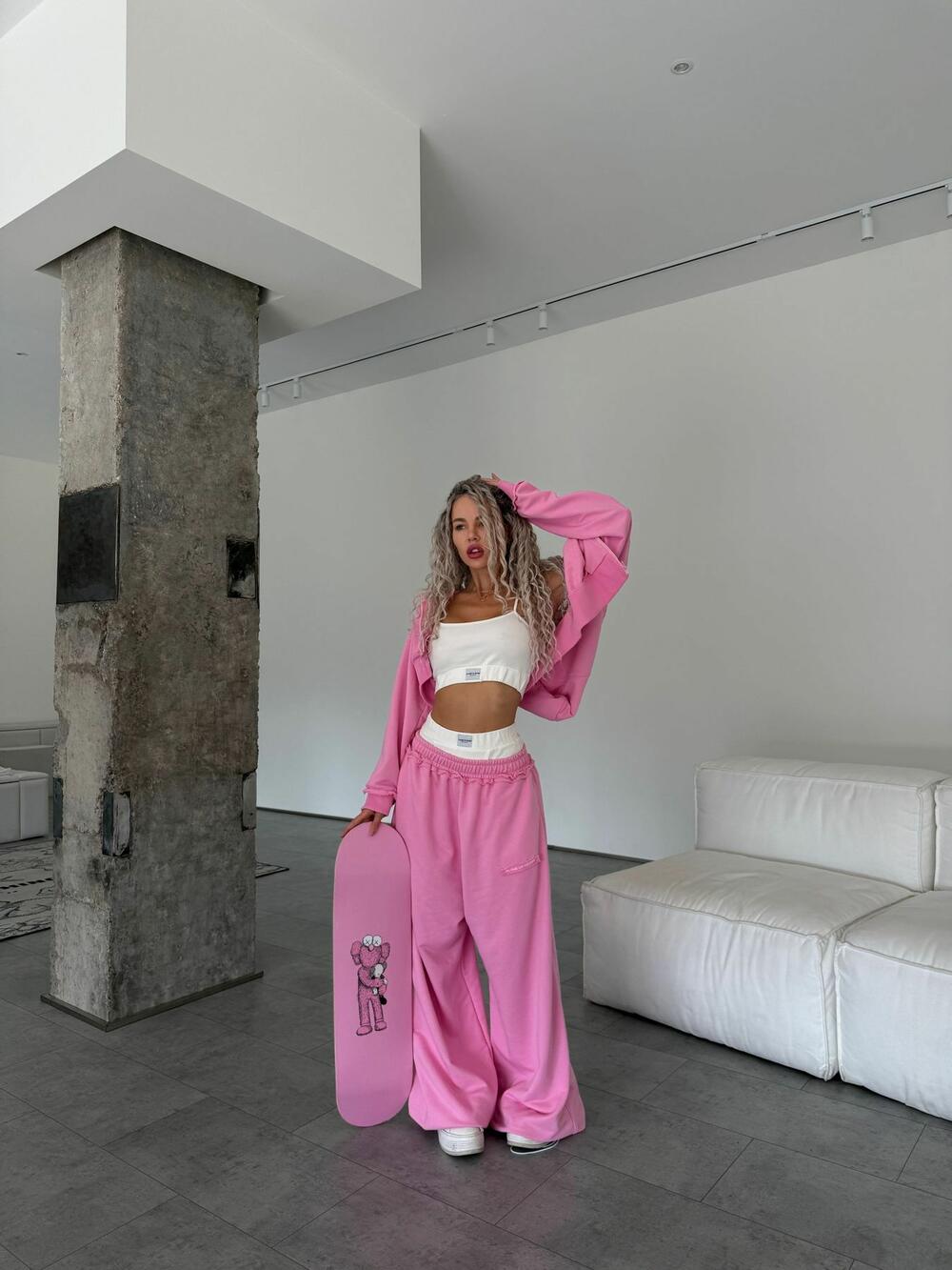 Кофта Orbit Св рожева, one size