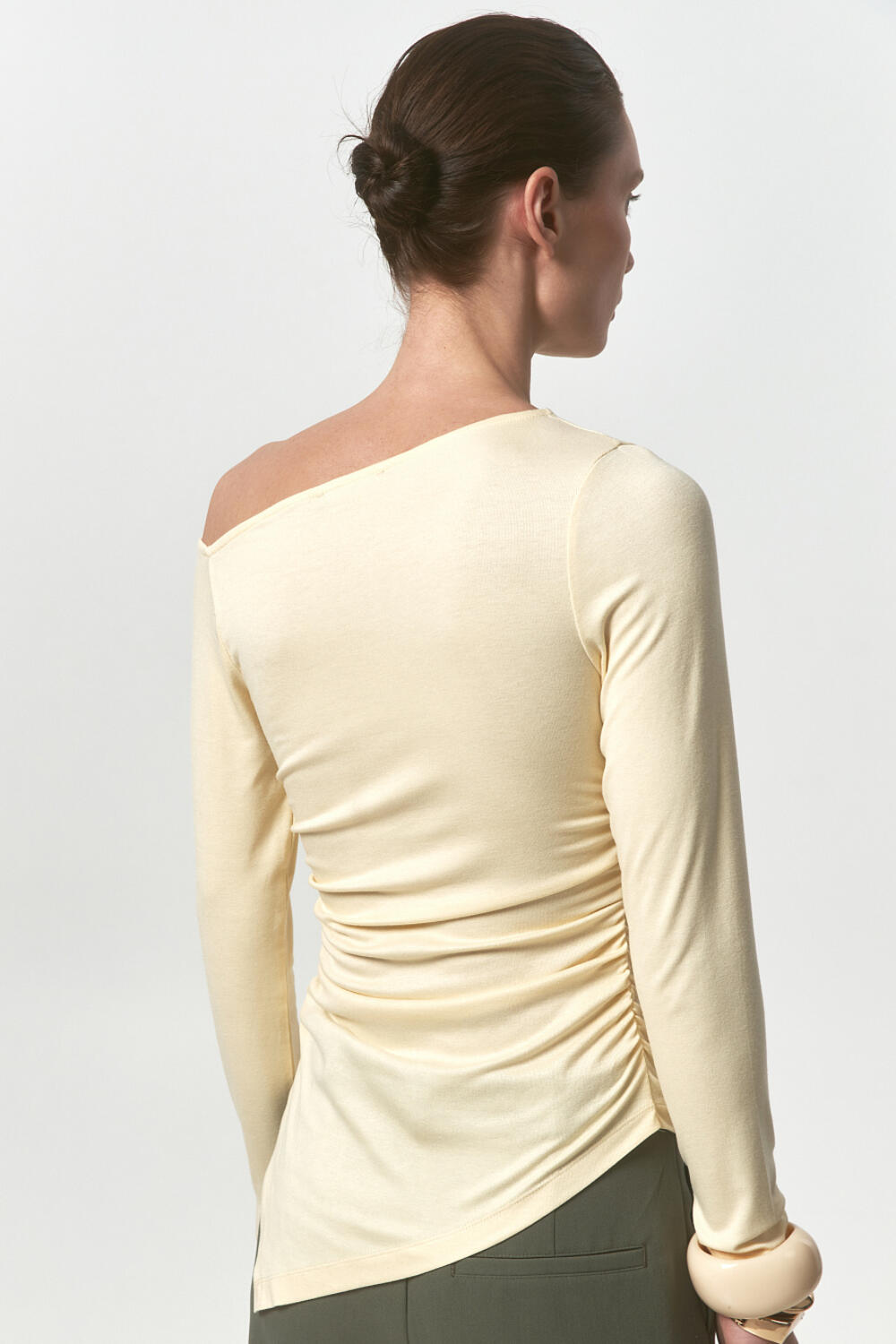 Лонгслів Ектеріс Вершкове масло, L