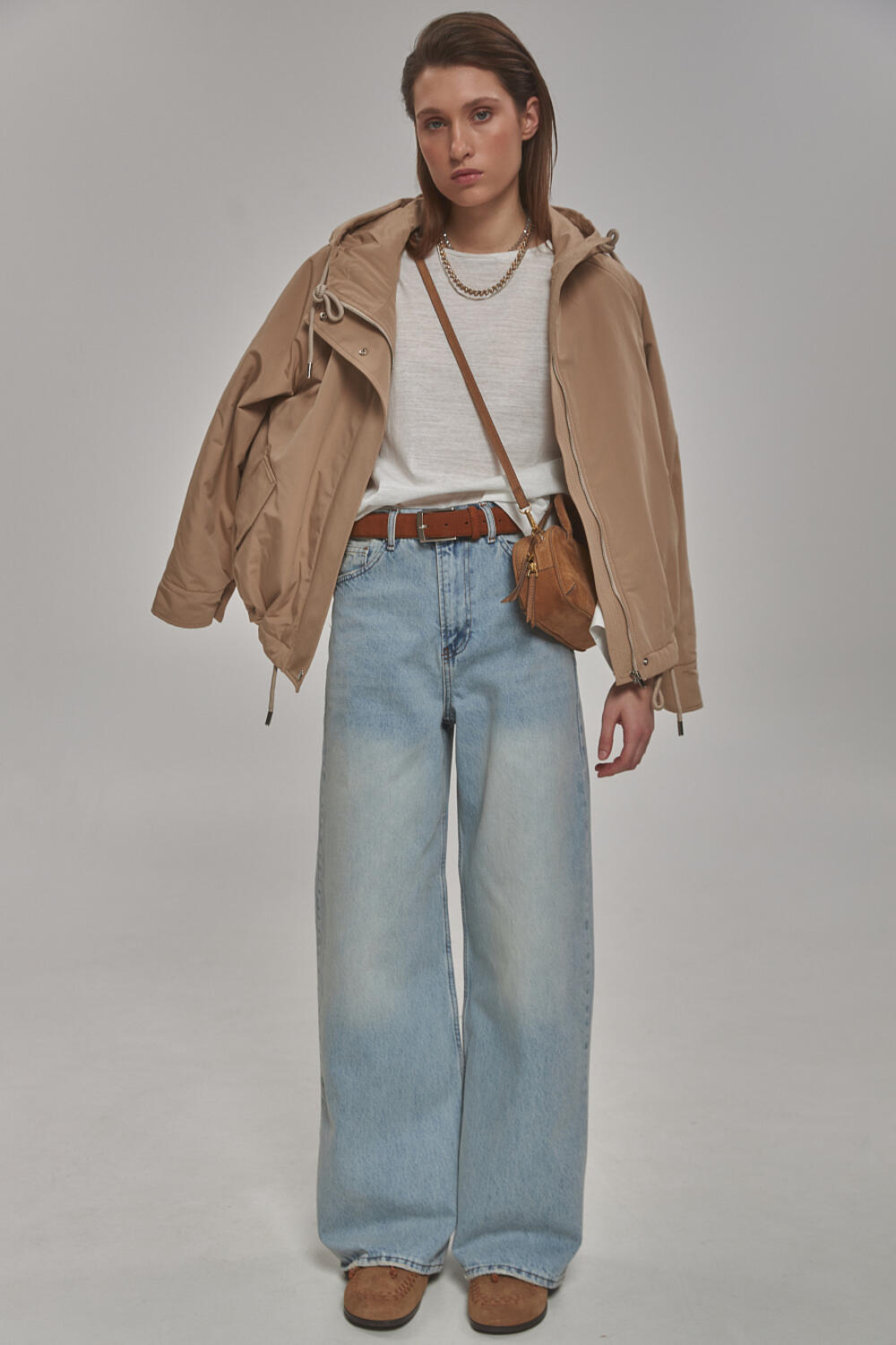 Джинси WIDE LEG (2579) Абельдіс Сіро-блакитний, 40