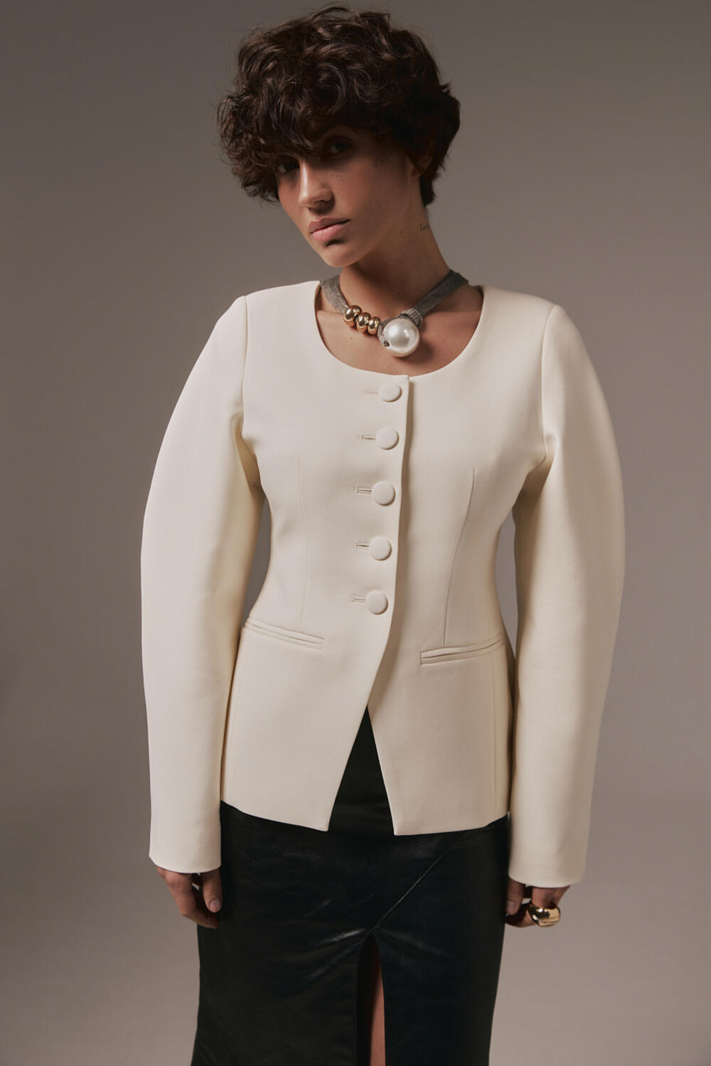 Жакет Аксіс Молочний, M