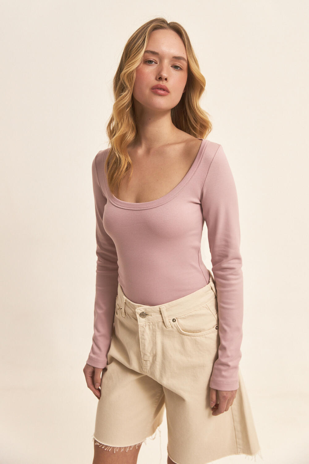 Лонгслів Омінна*НК Пудра, ХS